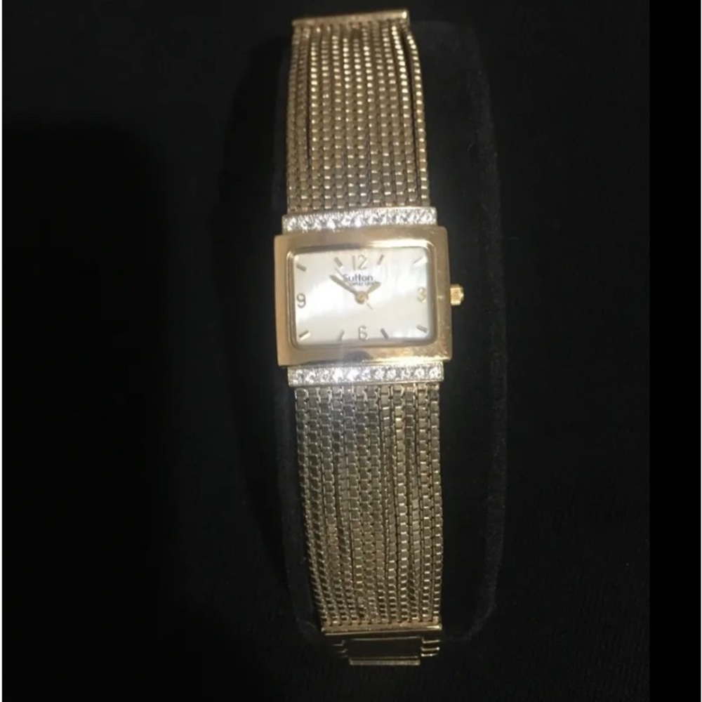 Sutton New York Ladies Sutton Watch “Liquid Gold Type” Bracelet Band
